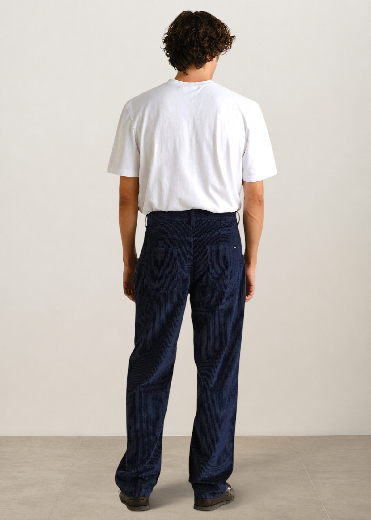 Gerade Cordhose aus Bio-Baumwolle | Blau "Pants hamburg corduroy navy - black iris", Dedicated, Foto 3