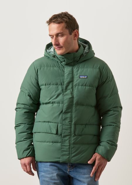 Parka à capuche en matières recyclées | vert "Sisar down hoody jkt - cngr", Patagonia