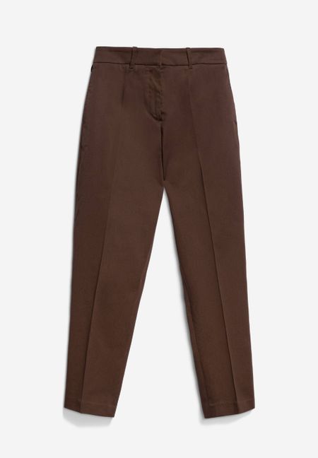 Pantalon à pinces en coton bio | marron "warmaar deep brown", Armedangels, photo 6