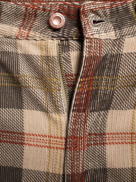 Pantalon ample velours en coton bio | carreaux tartan "clean eileen corduroy", Nudie Jeans, photo 5