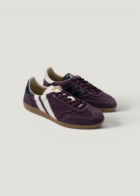 Baskets en cuir certifié | prune "mystic twilight pulse" - Caval