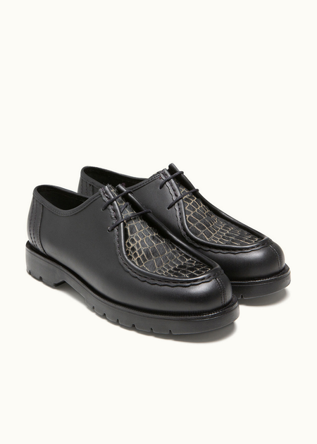 Derbies made in france en cuir certifié | noir "padrini l"