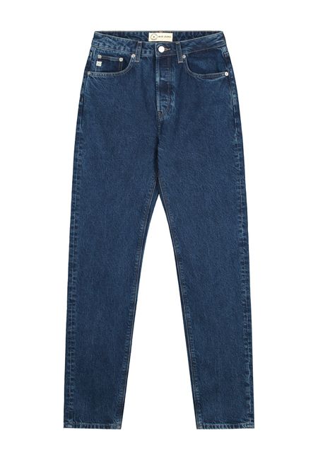 Jeans mit geradem Schnitt aus Bio-Baumwolle und recycelter Baumwolle - piper straight stone indigo, Mud Jeans, Foto 6