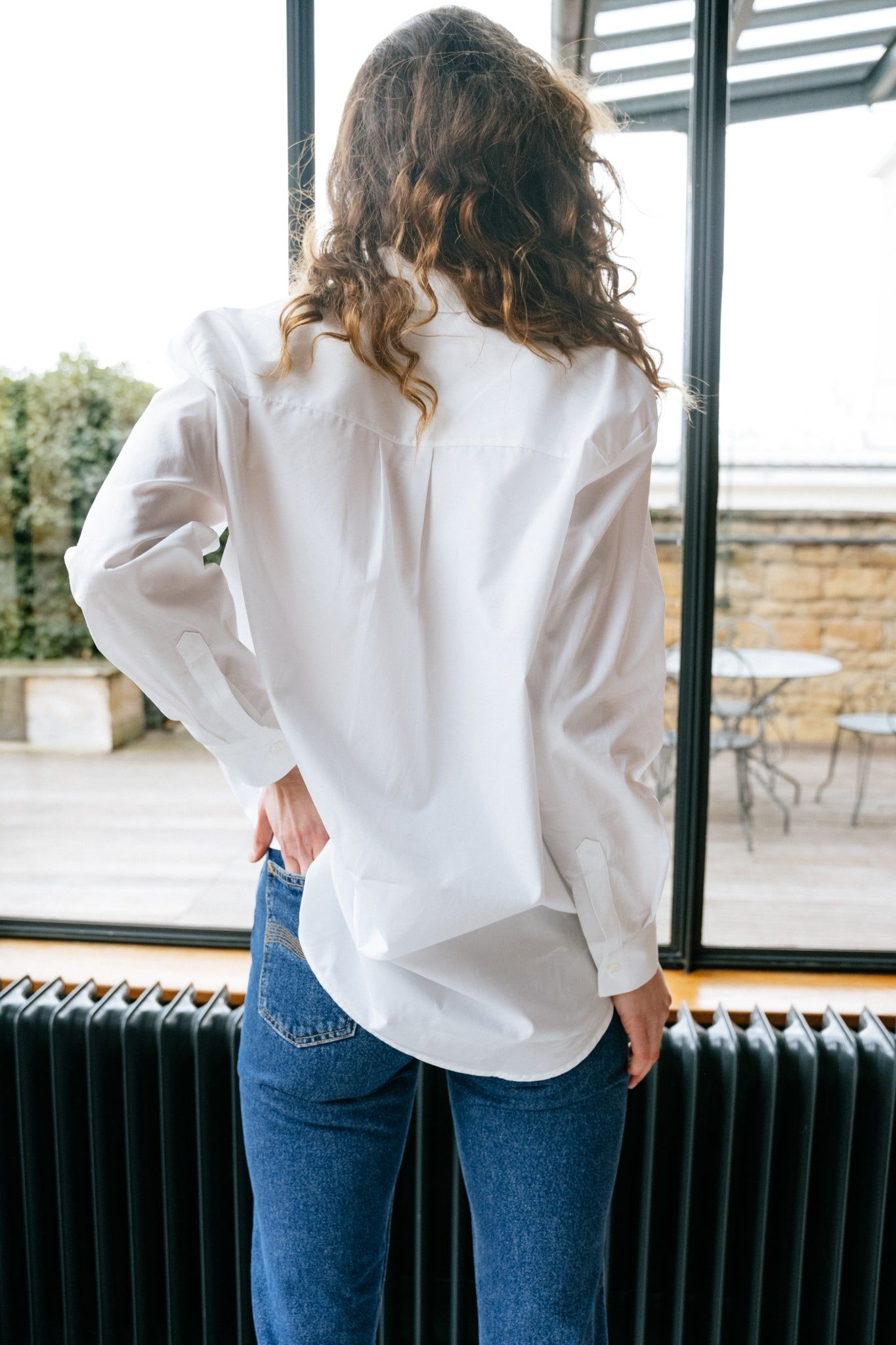 Chemise oversize en coton bio | blanc "haley shirt white", Samsoe Samsoe, photo 3