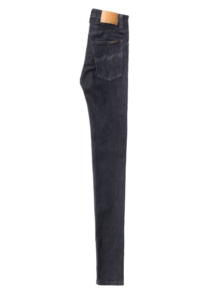 Jean skinny taille haute brut en coton bio - hightop tilde dark navy, Nudie Jeans, photo 7