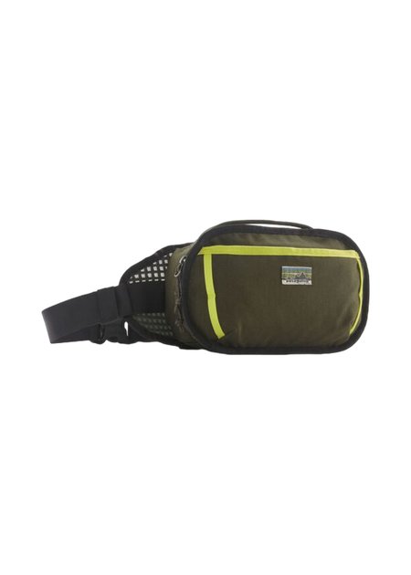 Banane 5l en coton biologique | vert "fieldsmith hip pack pine needle green"
