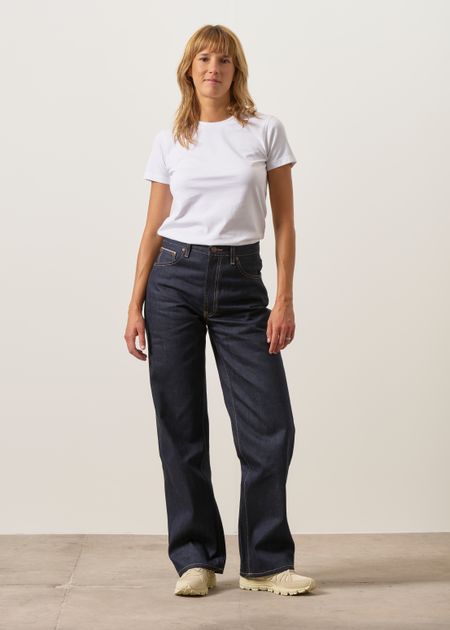 Jean large selvedge en coton bio, Nudie Jeans