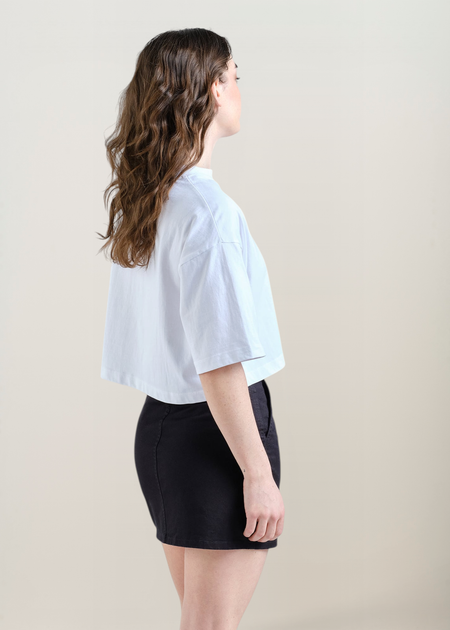 Jupe en coton biologique | noir "Skirt riala black" - Dedicated