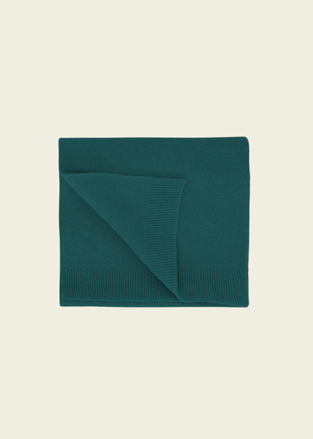 Écharpe en laine mérinos recyclée | vert "Merino wool scarf - ocean green" - Colorful Standard