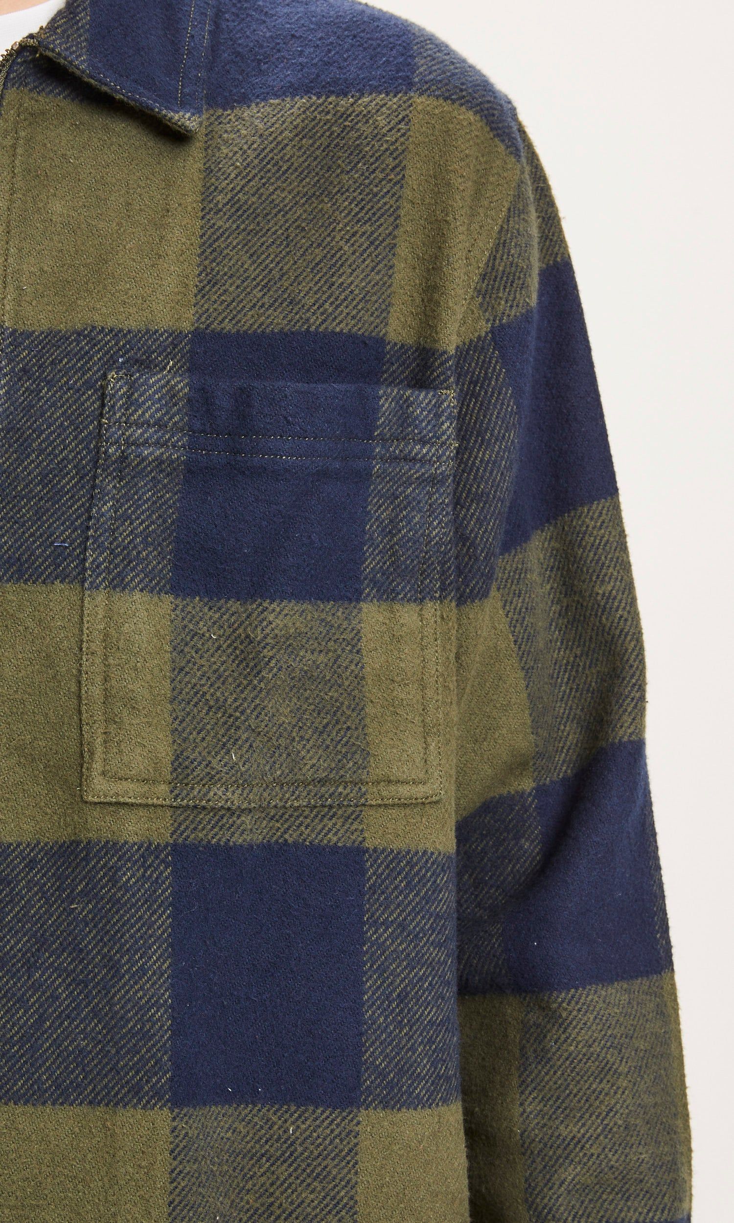 Veste en flanelle à carreaux en coton bio - pine forrest night, Knowledge Cotton Apparel, photo 5
