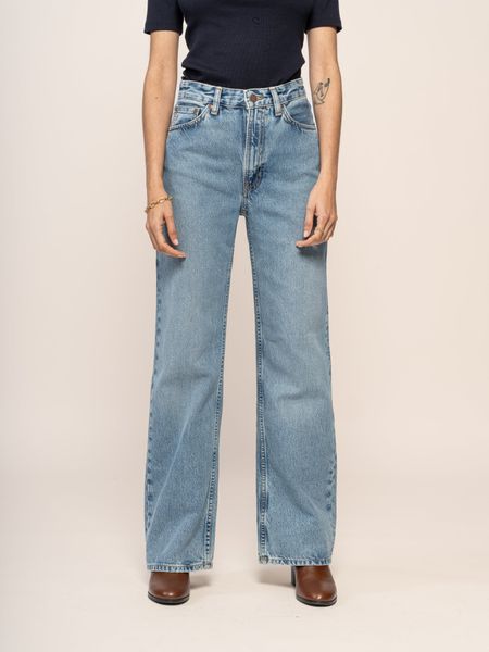 Jean droit large en coton bio | bleu délavé "clean eileen vintage dreams" - Nudie Jeans