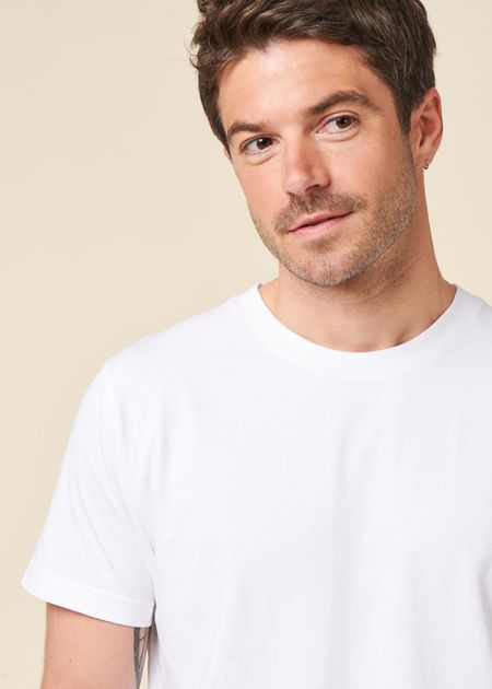 T-shirt en coton bio | blanc - WeDressFair