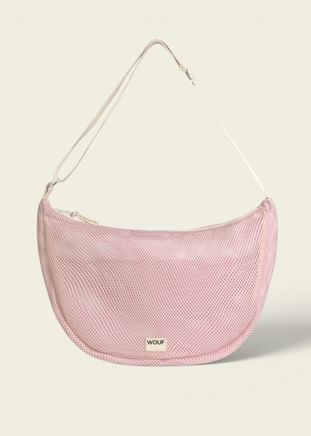 Sac bandoulière en matière recyclée | rose "Blush large crossbody bag - multicolor" - Wouf
