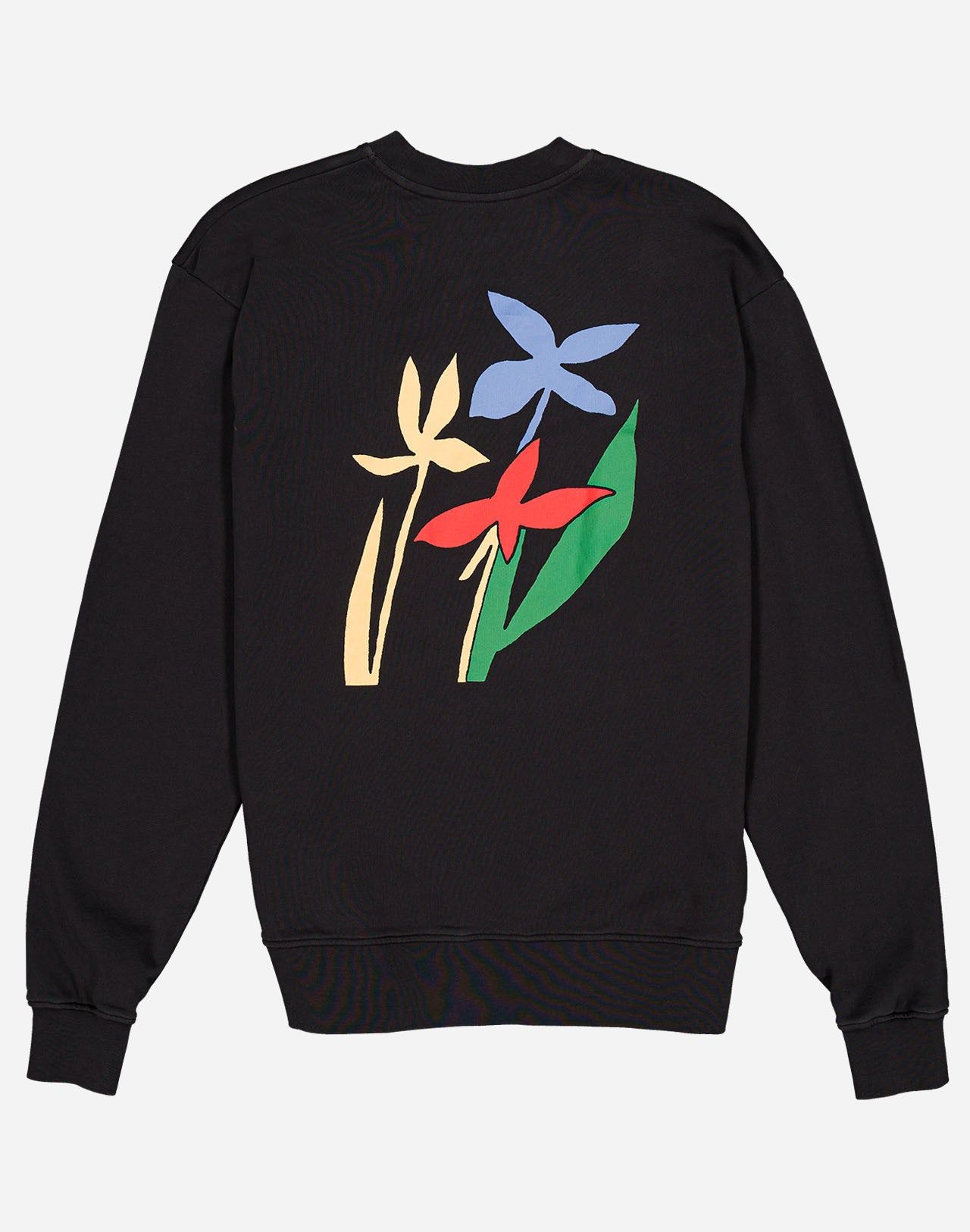 Sweat en coton biologique | noir "sweat flora noir carbone - carbon black", Olow, photo 3