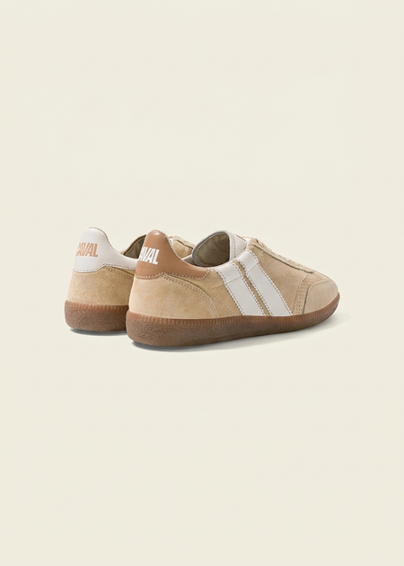Baskets en cuir certifié | beige "pulse - sweet dune", Caval, photo 4