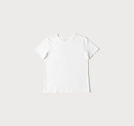 T-shirt en coton bio | blanc "organic cotton tee - whit"