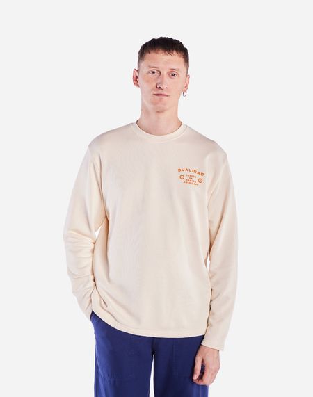 Sweatshirt aus Bio-Baumwolle | "sweat duality ivoire - ivory", Olow, Foto 1