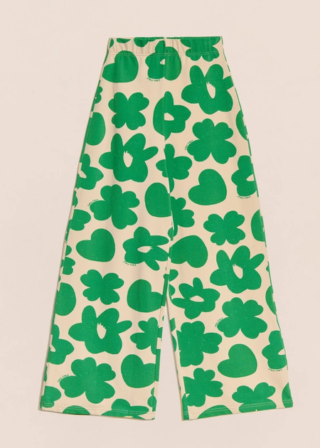 Pantalon ample jersey en coton bio | vert "pauline", émoi émoi, photo 5