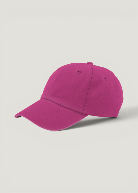 Casquette en coton bio | rose "organic cotton cap magenta blaze"