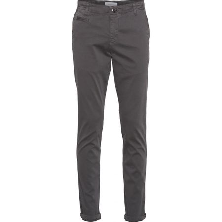 Chino slim gris en coton bio - joe phantom, Knowledge Cotton Apparel, photo 5