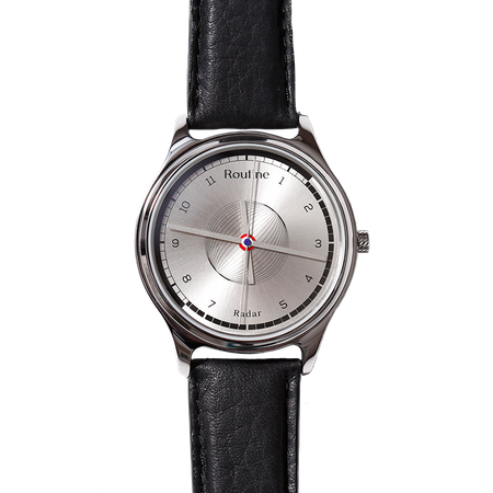 Montre radar cadran soleil bracelet noir