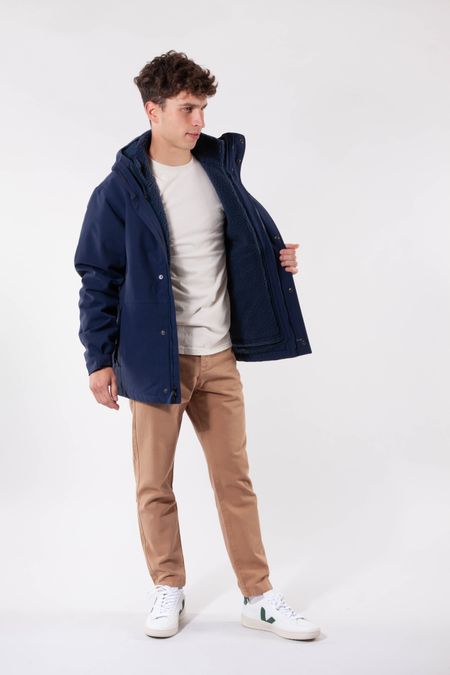 Parka avec doudoune amovible marine recyclés - lone mountain, Patagonia, photo 3