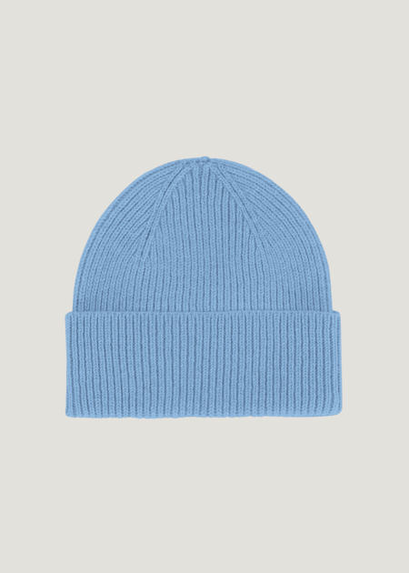 Mütze aus recycelter Merinowolle | Blau "merino wool beanie - seaside blue", Colorful Standard, Foto 1