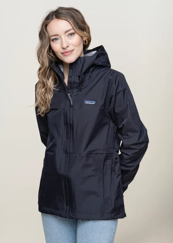 Veste imperméable en nylon recyclé | noir "torrentshell 3l jkt black", Patagonia
