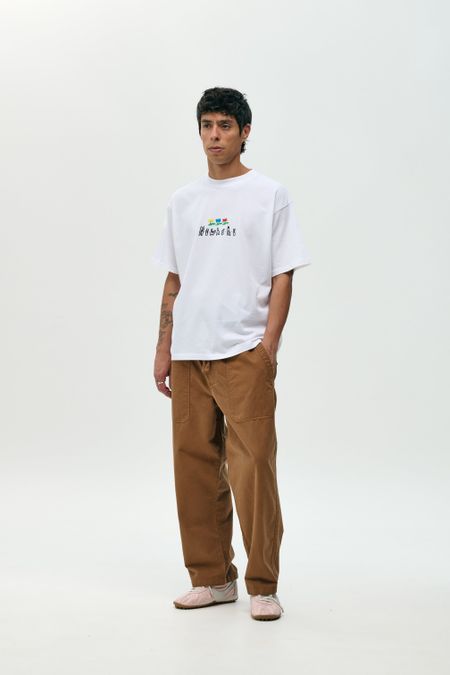 Weite Hose aus Bio-Baumwolle | Braun "Fatigue brown pant", NWHR, Foto 3