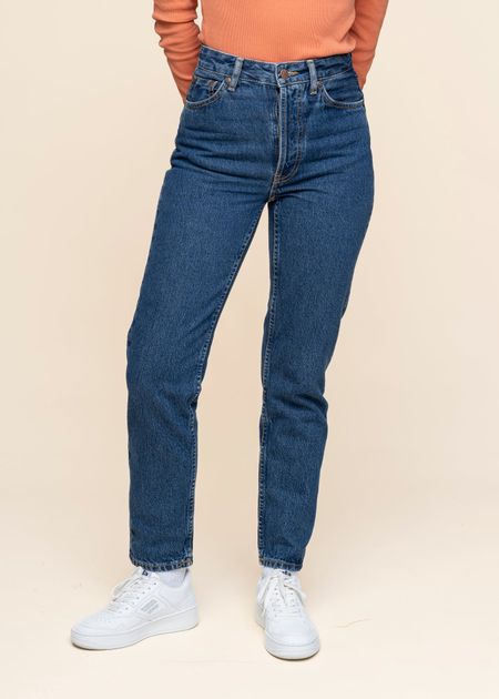 Jean mom en coton bio | bleu "breezy britt morning soul", Nudie Jeans, photo 3
