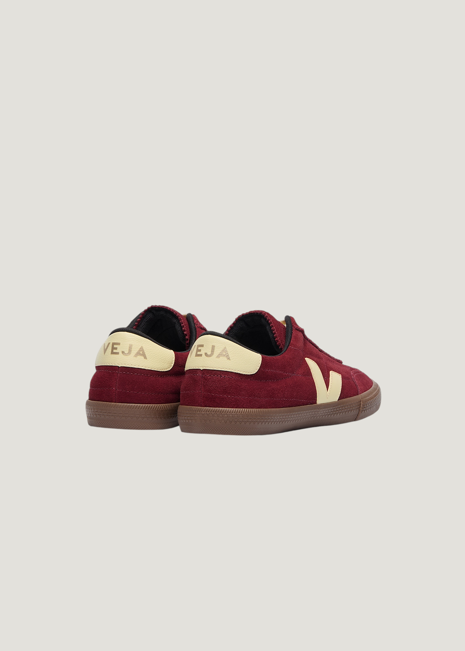 Baskets en cuir suède certifié | bordeaux "Panenka suede - grenat_sun_bark", Veja, photo 4