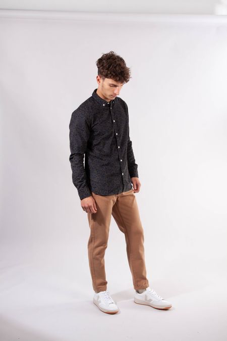 Pantalon droit en twill épais camel en coton bio - bob, Knowledge Cotton Apparel, photo 3