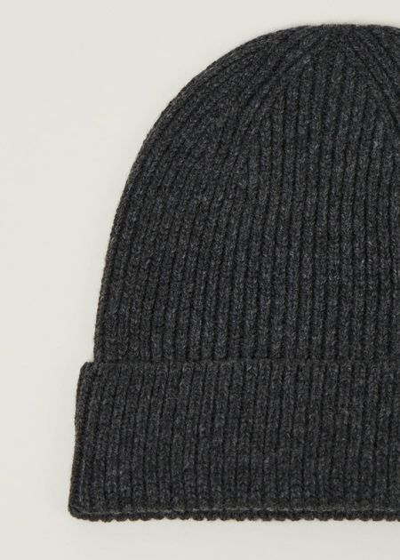 Bonnet en laine mérinos recyclée | gris - WeDressFair