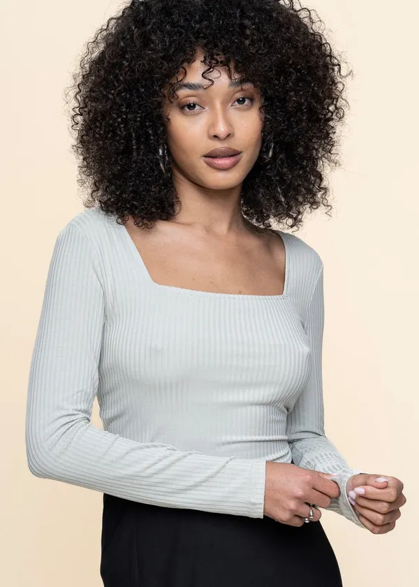 Top manches longues en tencel| blanc "fria - vintage lace", Jan'n June