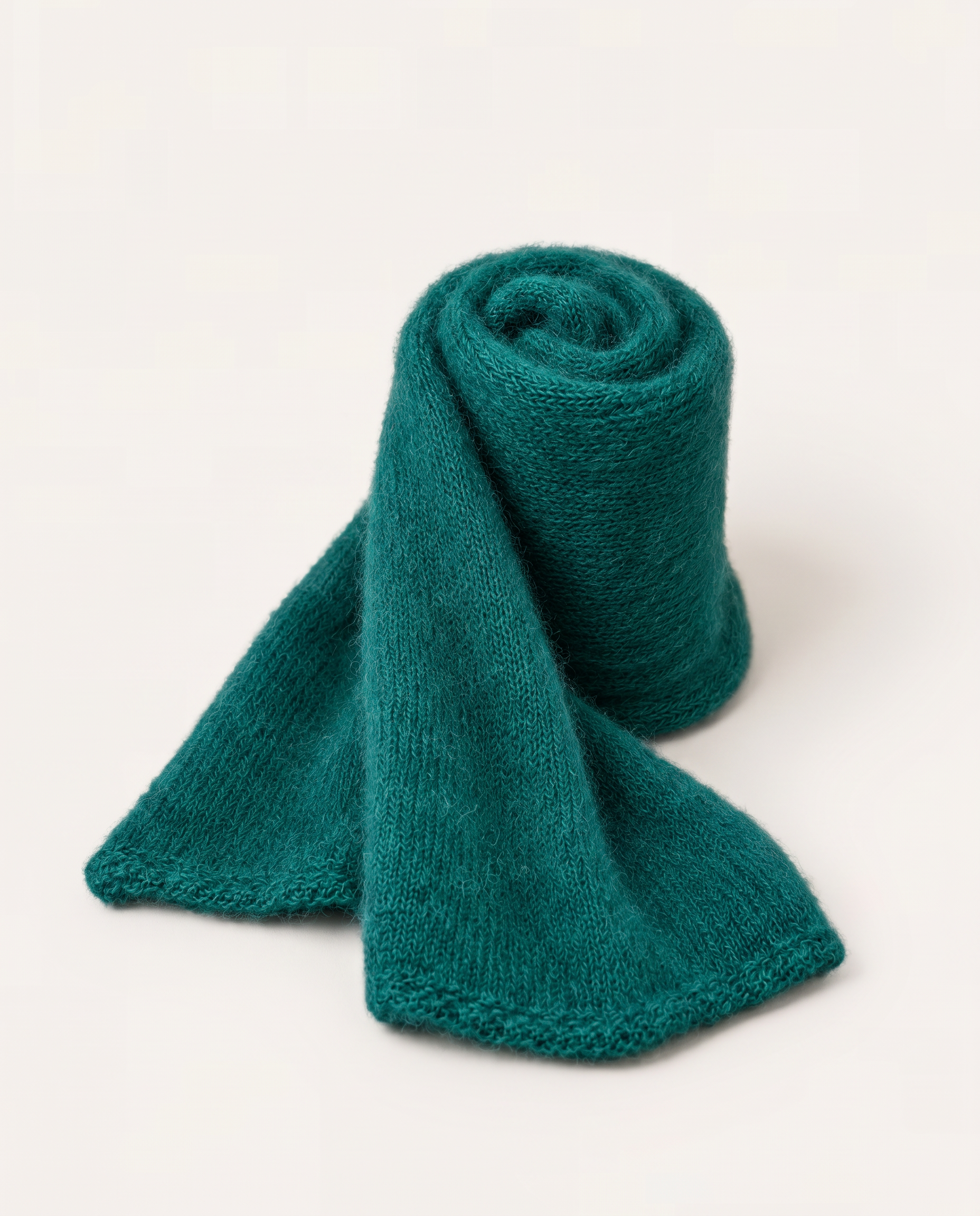 Écharpe en mohair certifiée | vert émeraude "Éléanore", WeDressFair, photo 1