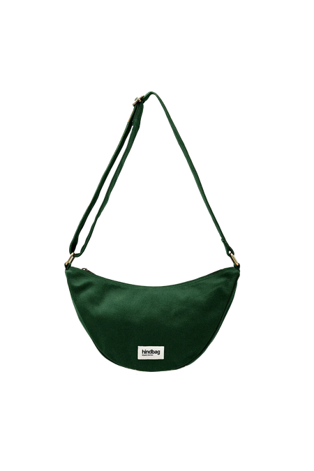 Sac bandoulière en coton bio  | vert "andrea vert sapin"