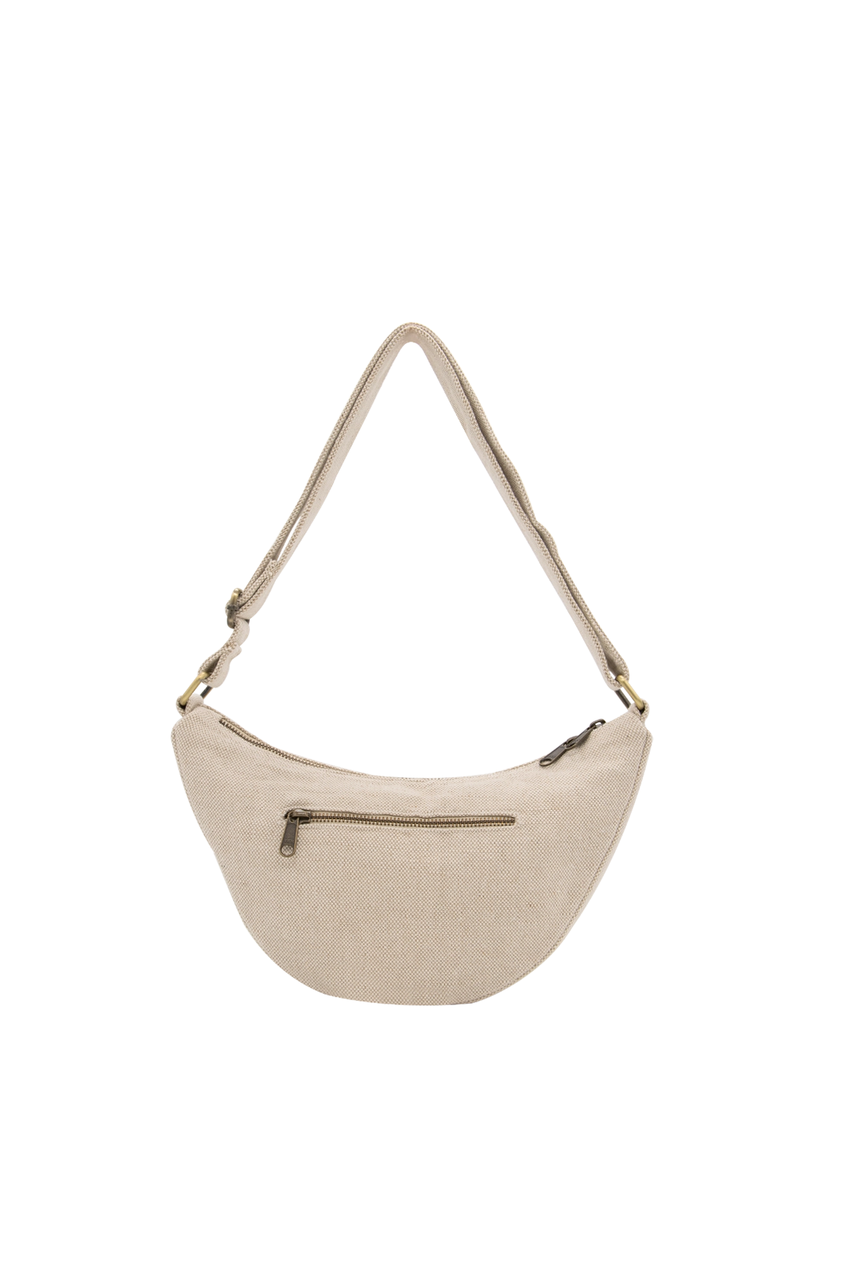Banane en coton bio et jute | écru "andrea jute", Hindbag, photo 4