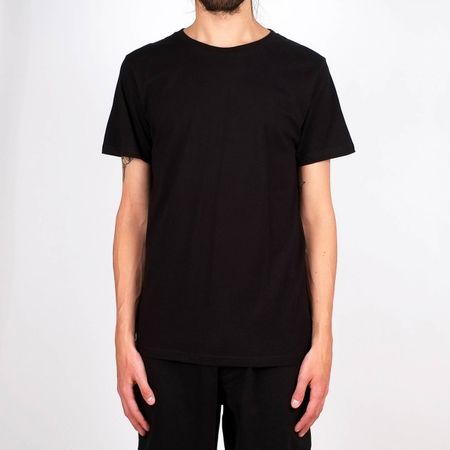 T-shirt noir en coton bio - stockholm