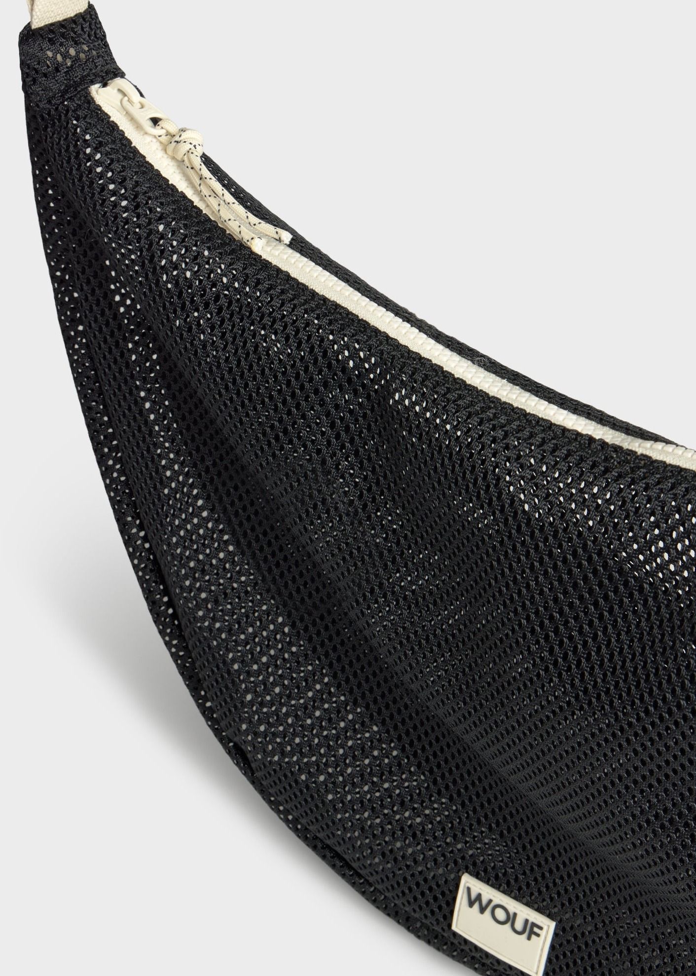 Sac bandoulière en matière recyclée | noir "Onyx large crossbody bag", Wouf, photo 5