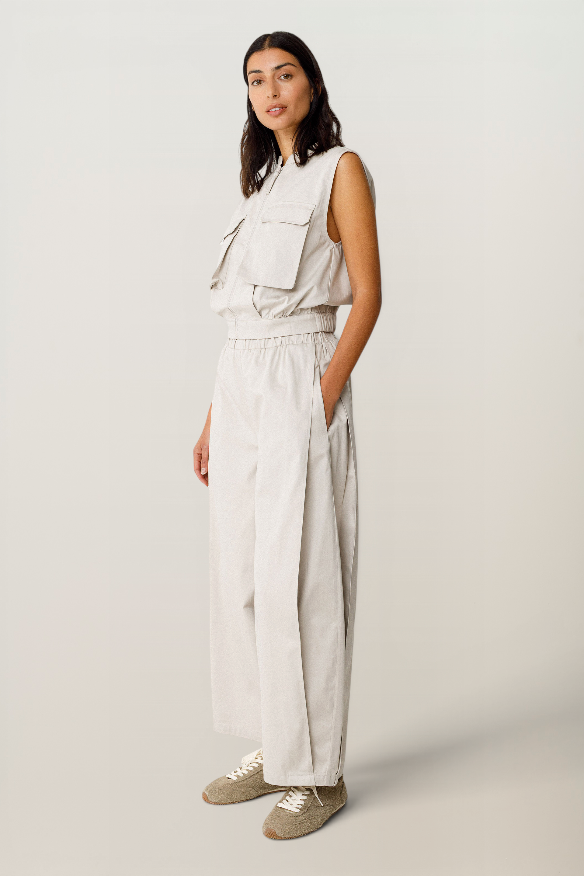 Ballonhose aus Bio-Baumwolle | beige "pantalon aine-gots", SKFK, Foto 1