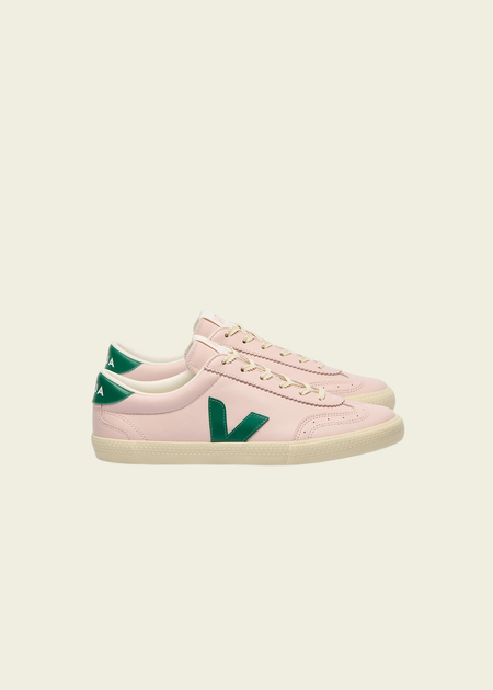 Baskets en cuir | rose "Volley - petale_golf_calcaire" - Veja