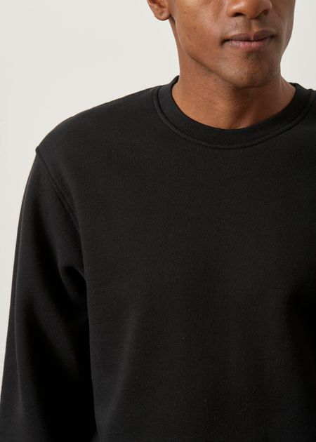 Sweat oversize en coton bio | noir - WeDressFair