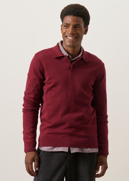 Polo slim manches longues en coton bio, Armedangels