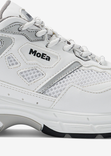 Vegane Sneaker | Weiß und Grau "gen8 - corn white & silver", Moea, Foto 6