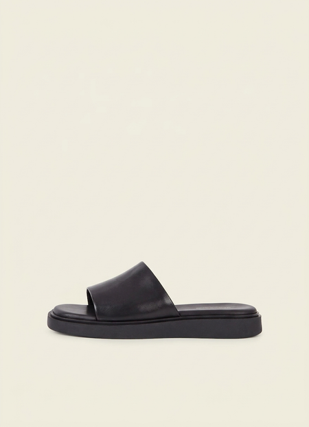 Sandales en cuir certifié | noir "connie noir" - Vagabond