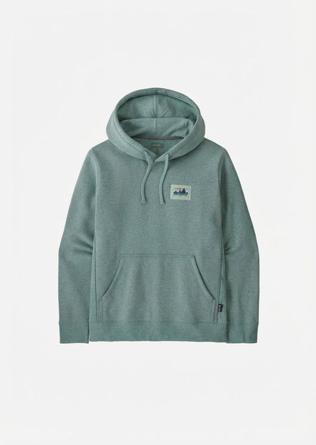 Sweat à capuche en coton bio et matière recyclée | bleu "73 skyline uprisal hoody - blsg" - Patagonia