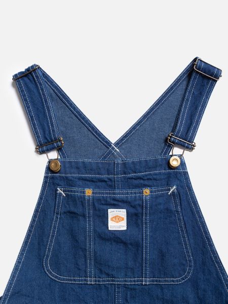 Salopette Robe En Denim TU - Taille UK 10, Bleu Foncé, Neuve Avec étiquettes - Style Pinafore