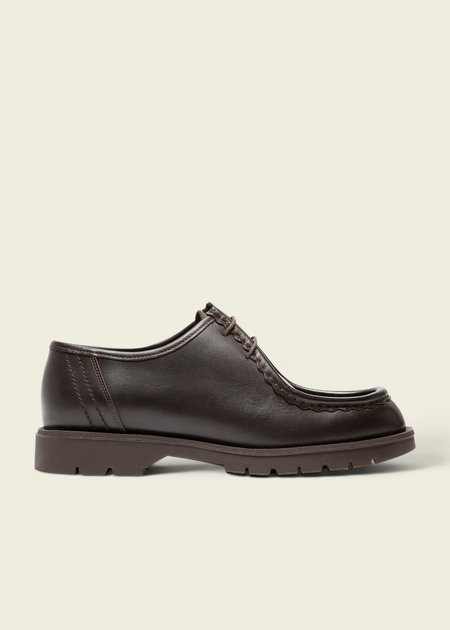Derbies made in france en cuir certifié | marron "padror marron"