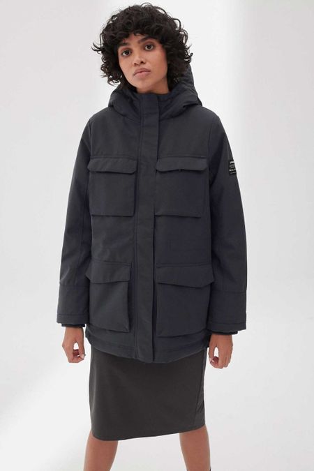Parka marine en nylon recyclé - dakota