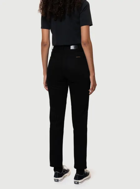 Jean mom en coton bio | noir "breezy britt everblack", Nudie Jeans, photo 2